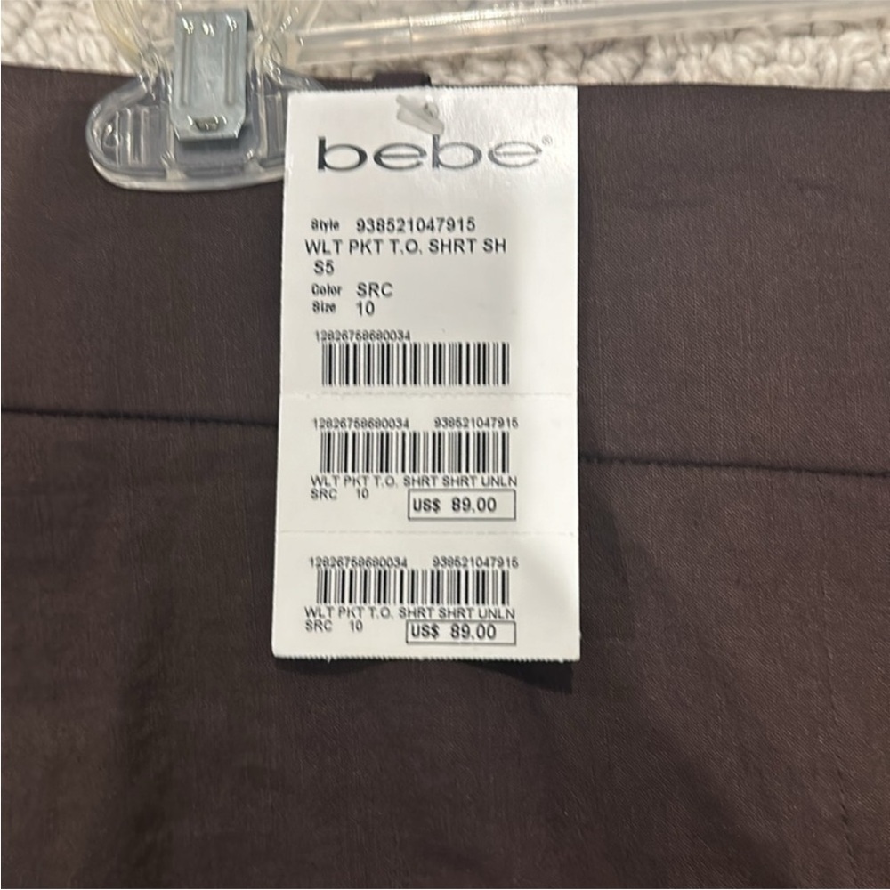 Bebe Brown Shirt